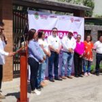 Inaugura CAEV línea de conducción de agua potable en Naranjos; beneficiará a más de 500 familias