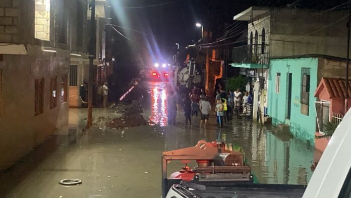 Lluvias afectaciones en Veracruz