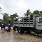 Marina implementa acciones preventivas ante el frente frío No. 2 en Veracruz y Tamaulipas