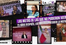 Por nuestras abuelas, que no pudieron votar, pero nos enseñaron a luchar