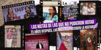 Por nuestras abuelas, que no pudieron votar, pero nos enseñaron a luchar