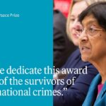 La Nobel de la Paz se dice confiada en que Netanyahu será juzgado en la Corte Penal Internacional