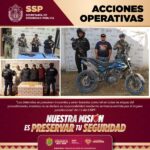 Detienen a presunto integrante de una célula delictiva durante operativos de fin de semana