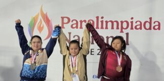 Gran jornada de medallas para Veracruz en la Paralimpiada Nacional