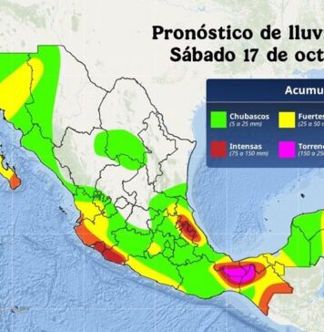Presidenta Sheinbaum exhorta a la población de nueve estados por lluvias ante paso de huracán Trudy y frente frío