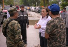 #Video: Rocío Nahle supervisa personalmente atención a familias afectadas por el Frente Frío No. 2 en el sur de Veracruz
