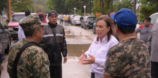 Llama Rocío Nahle a familias de Coatzacoalcos y Nanchital a resguardarse en refugios temporales