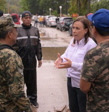 #Video: Rocío Nahle supervisa personalmente atención a familias afectadas por el Frente Frío No. 2 en el sur de Veracruz