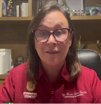 #Video: Seguirá la lluvia, alerta Rocío Nahle al dar un reporte por afectaciones del FF2 y masa polar