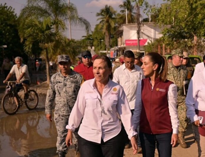 Rocio Nahle y Claudia Sheinbaum Poza-Rica-y-Alamo