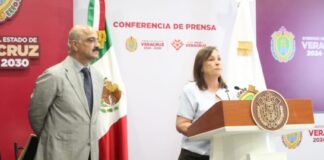 Rocío Nahle descarta salida de Ricardo Ahued para participar en proceso interno de Morena rumbo a 2027