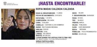 #EdomexFeminicida: Sofía Madai, 11 años, fue encontrada sin vida a seis días de desaparecida