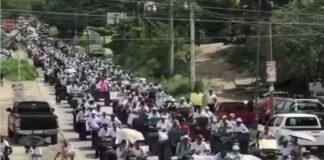 Miles de habitantes de Guerrero se levantan para exigir el regreso con vida de siete desaparecidos