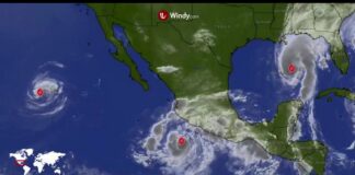 Tres ciclones sobre México: Simón amenaza el Pacífico, Isaías deja abundantes lluvias y Rachel sigue bajo vigilancia