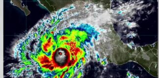 #ÚLTIMAHORA: Huracán Simon categoría 4 tocará tierra el domingo; se suspenden actividades no esenciales: Claudia Sheinbaum