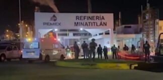 Pemex reporta dos vigilantes heridos tras ataque armado en refinería de Minatitlán