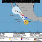 Trudy amenaza con intensificarse a categoría 4 cerca de estos estados