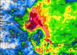 Lluvias extremas azotan el sur de Veracruz; prevén se extienda temporal hasta el jueves