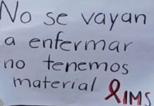 Quienes cuidan la salud, protestan