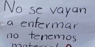 Quienes cuidan la salud, protestan