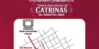 #AVISO XALAPA: Cierre de calles por Desfile de Catrinas