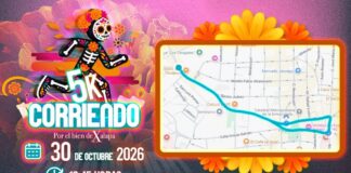 Este viernes, cierre temporal de vialidades en el centro de Xalapa por carrera nocturna