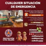 Se pronostican más lluvias para el fin de semana en Xalapa, PC exhorta a extremar precauciones