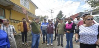 Autoridades municipales en territorio, recorrieron la colonia Tabasco