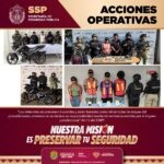 Resultados 7 y 8 de octubre: 30 personas detenidas y el aseguramiento de 170 dosis de presuntas sustancias ilícitas