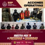 34 detenidos y 120 dosis de presuntas sustancias ilícitas decomisados en operativos coordinados