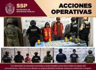 34 detenidos y 120 dosis de presuntas sustancias ilícitas decomisados en operativos coordinados