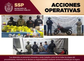 Aprehenden a 38 personas y decomisan más de 200 dosis de sustancias ilícitas: SSP Veracruz